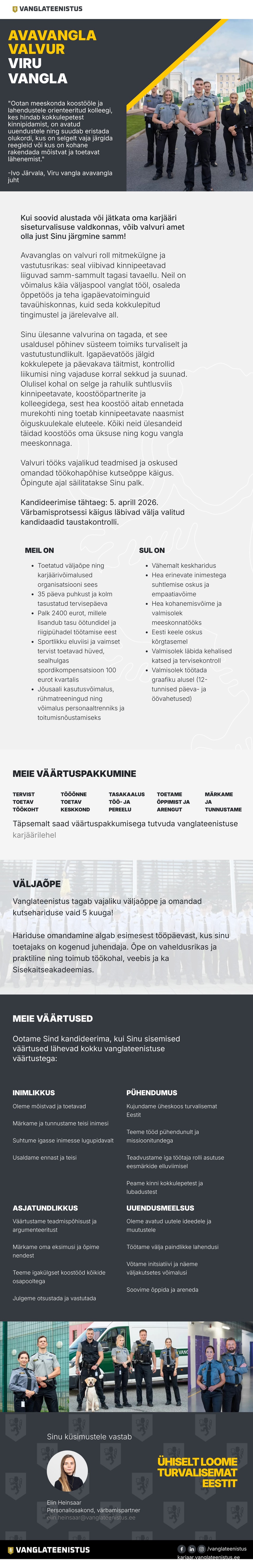 Viru vangla Avavangla valvur