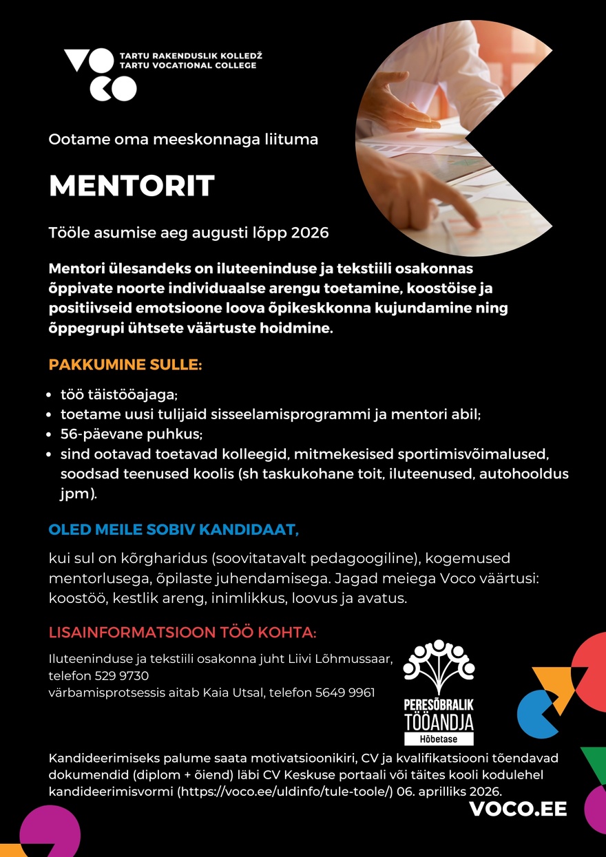 Tartu Rakenduslik Kolledž Mentor