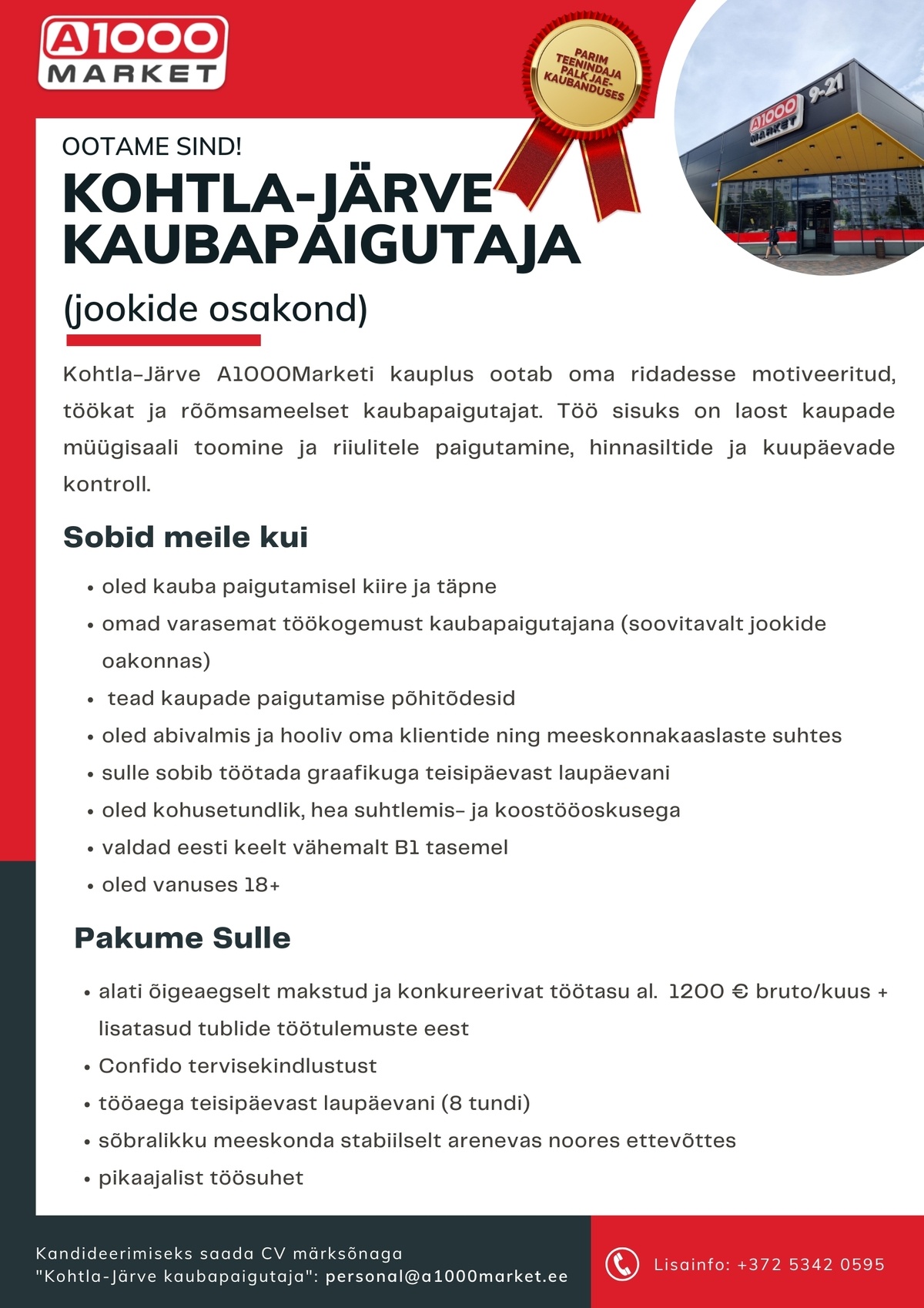 A1M OÜ - A1000Market Kaubapaigutaja