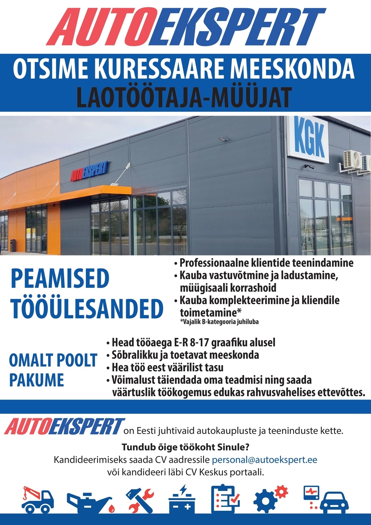 KG Knutsson AS Laotöötaja-müüja