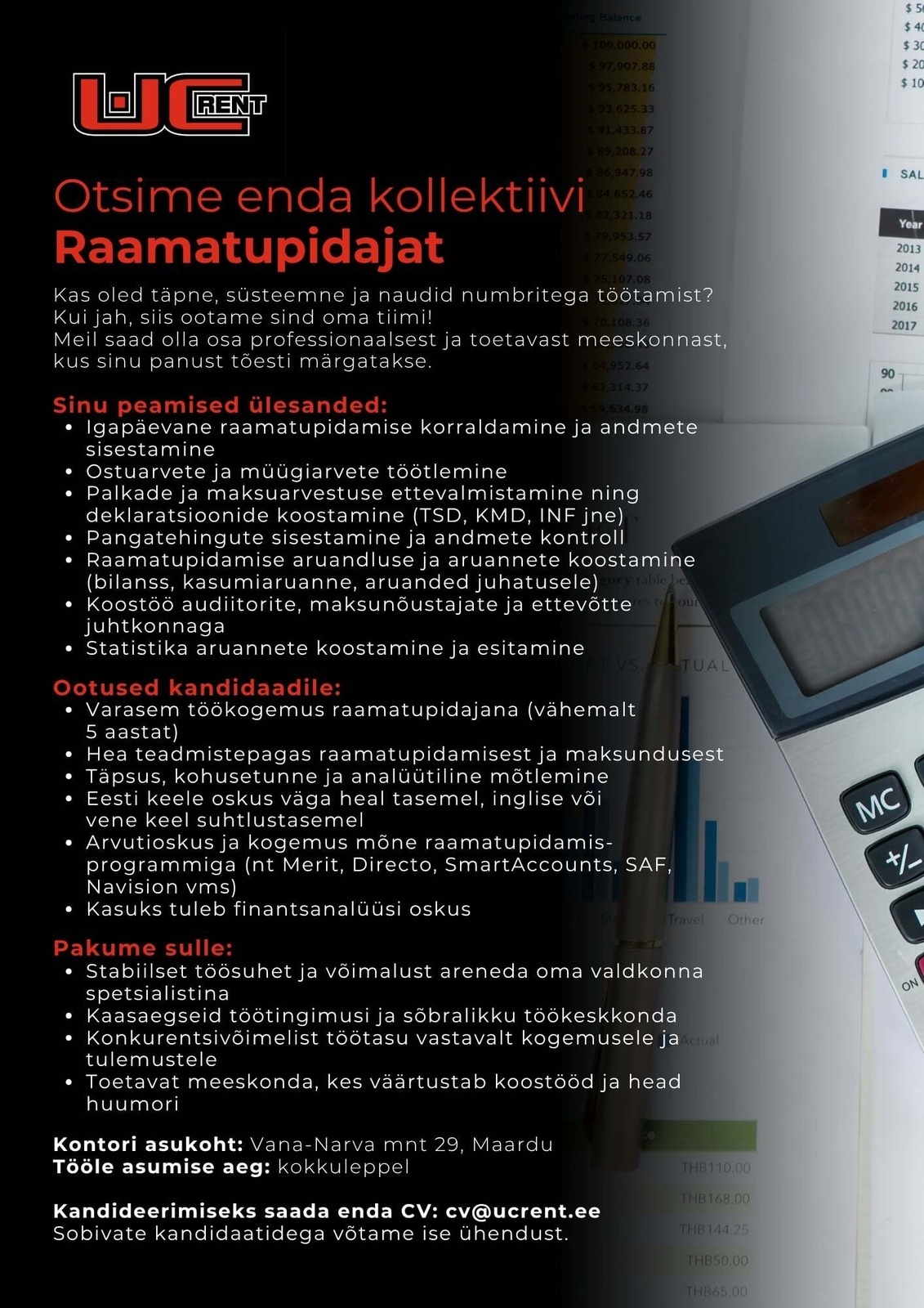 UNITED CAPITAL OÜ Raamatupidaja