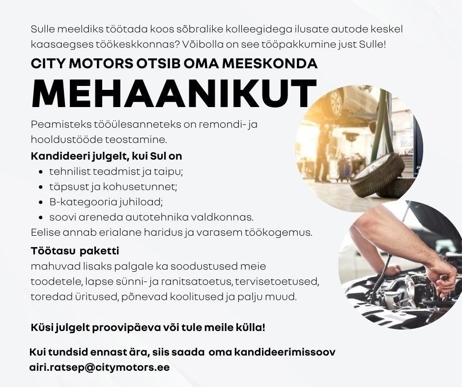 City Motors AS Mehaanik