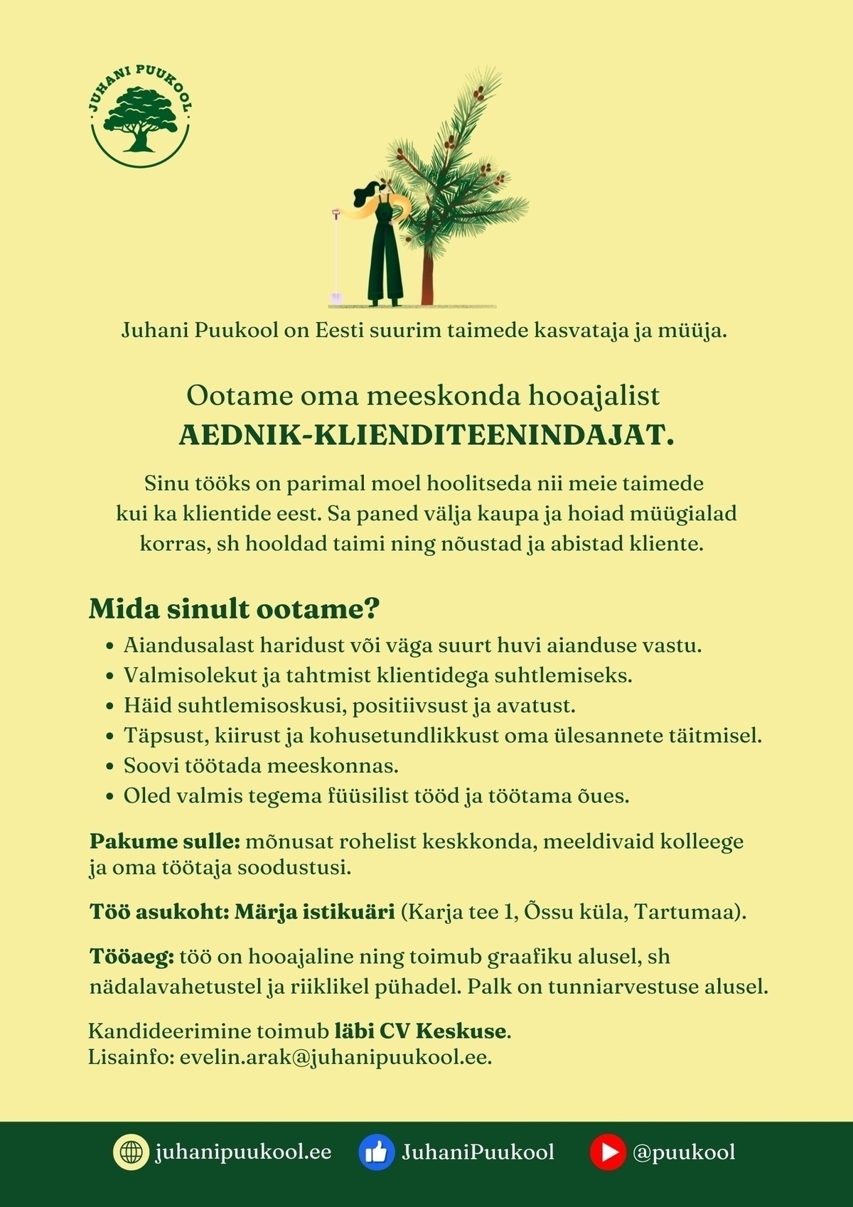 Plantex AS Klienditeenindaja