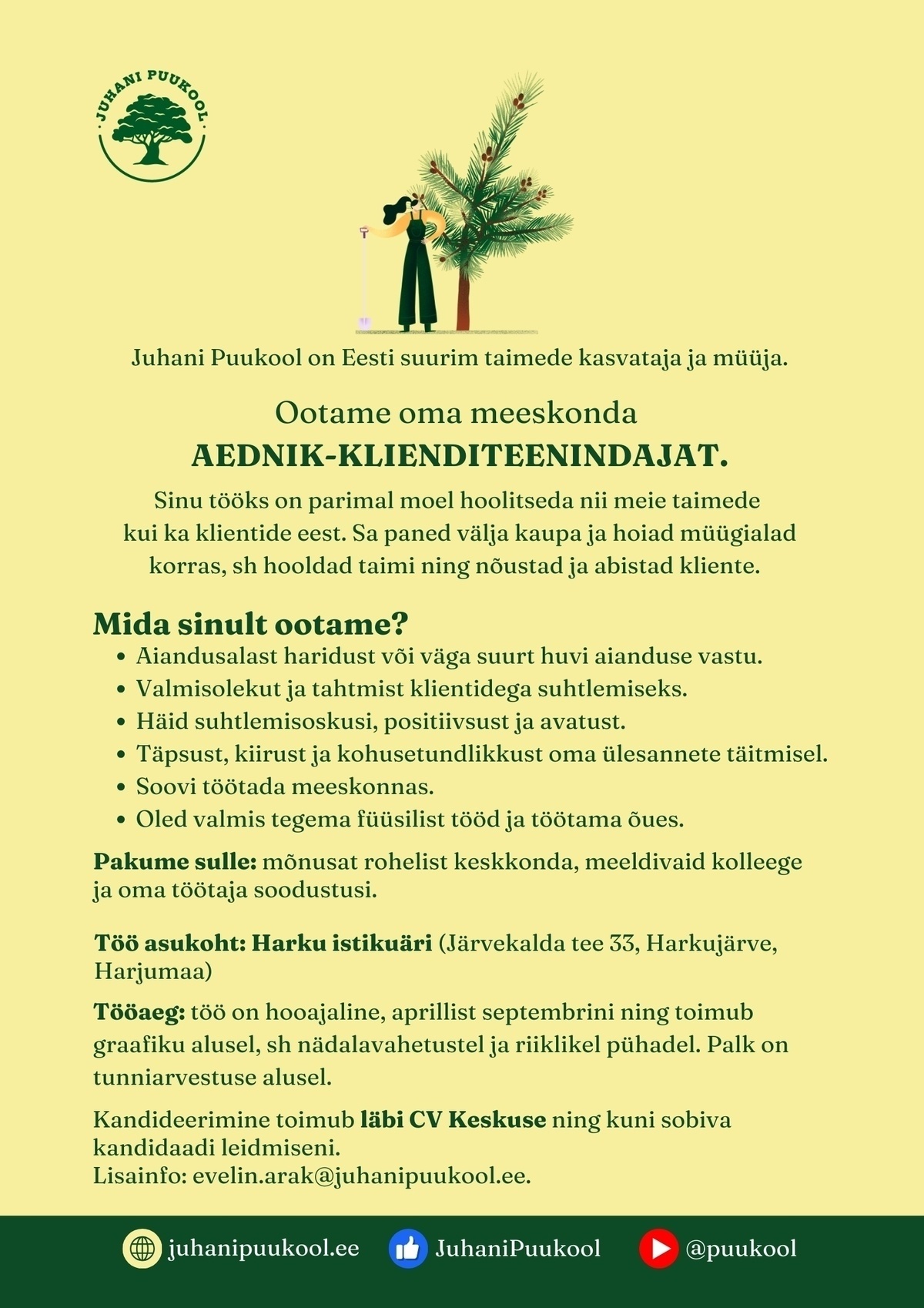 Plantex AS Klienditeenindaja