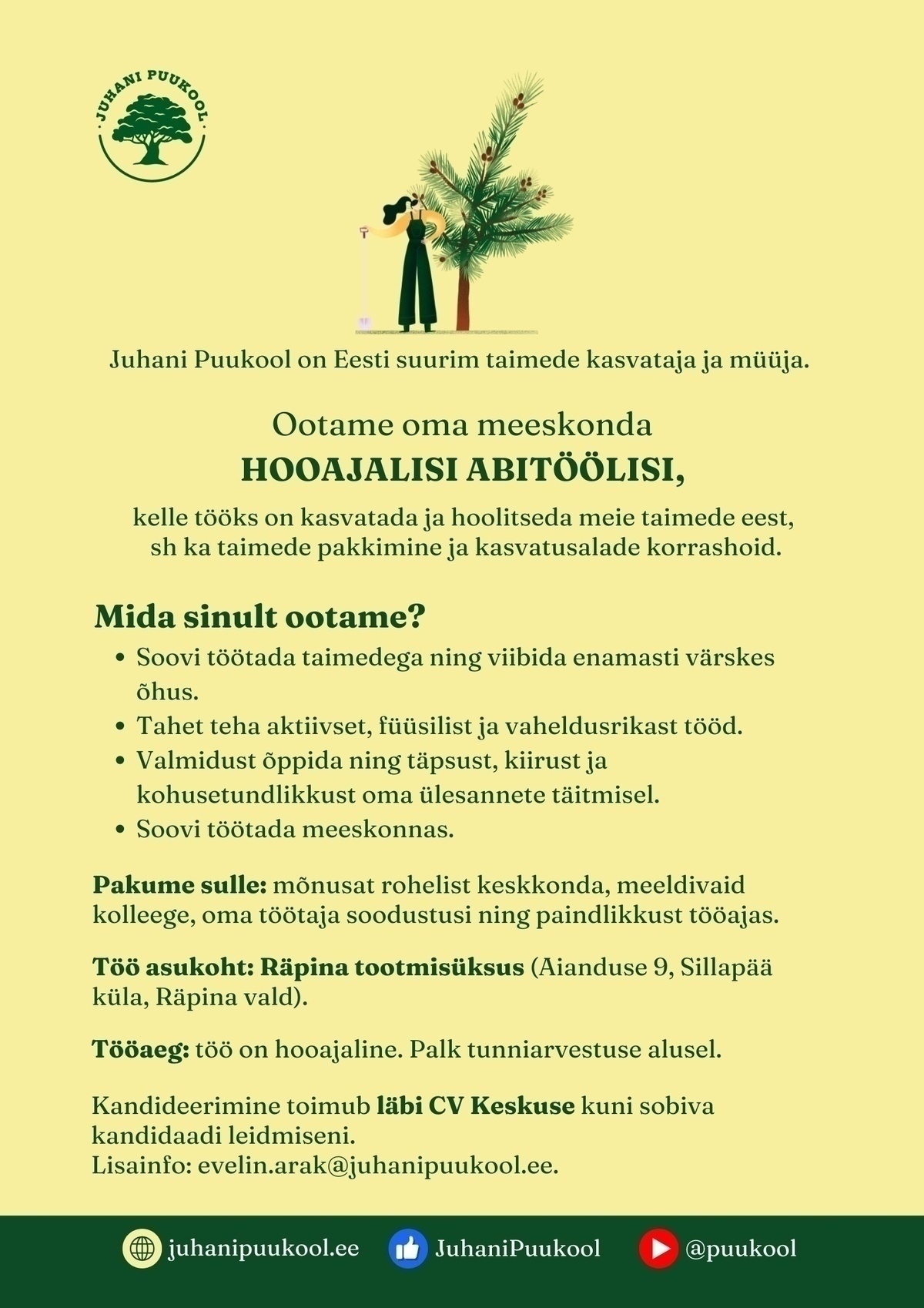 Plantex AS Aiandi abitööline