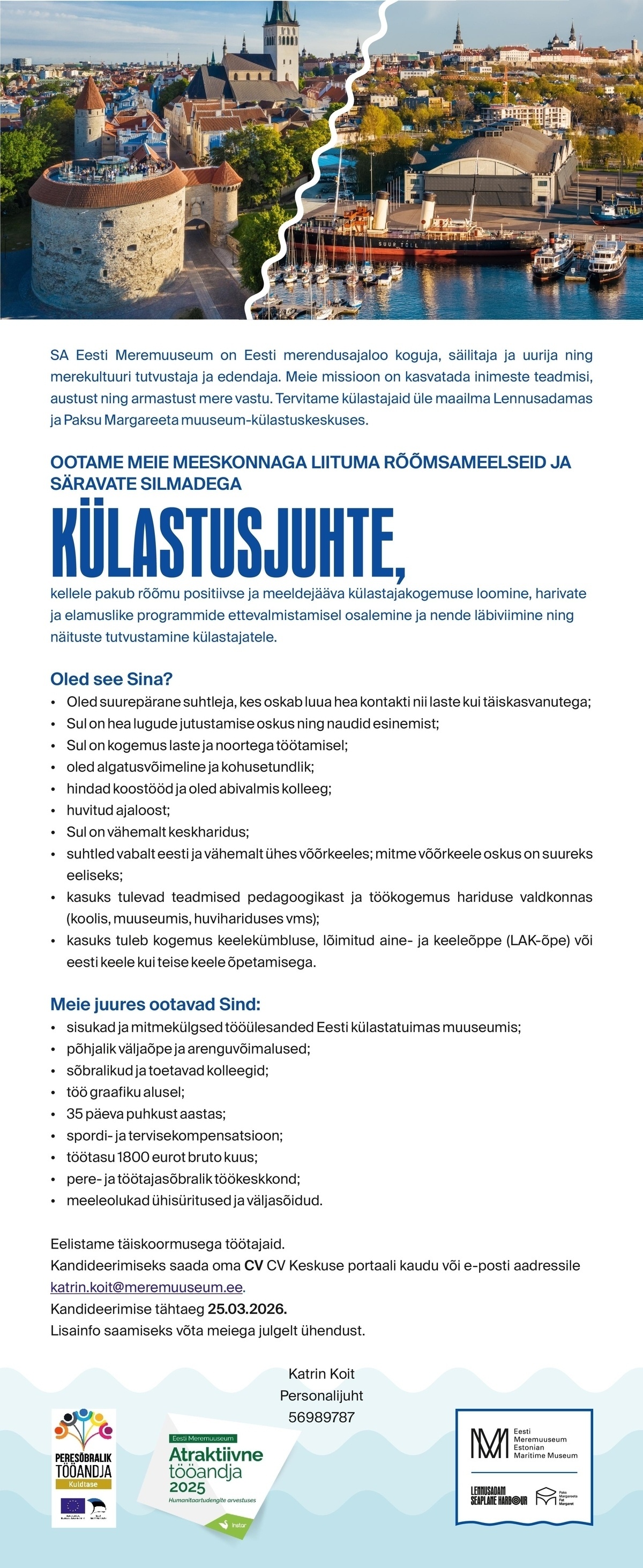 EESTI MEREMUUSEUM SA Külastusjuht