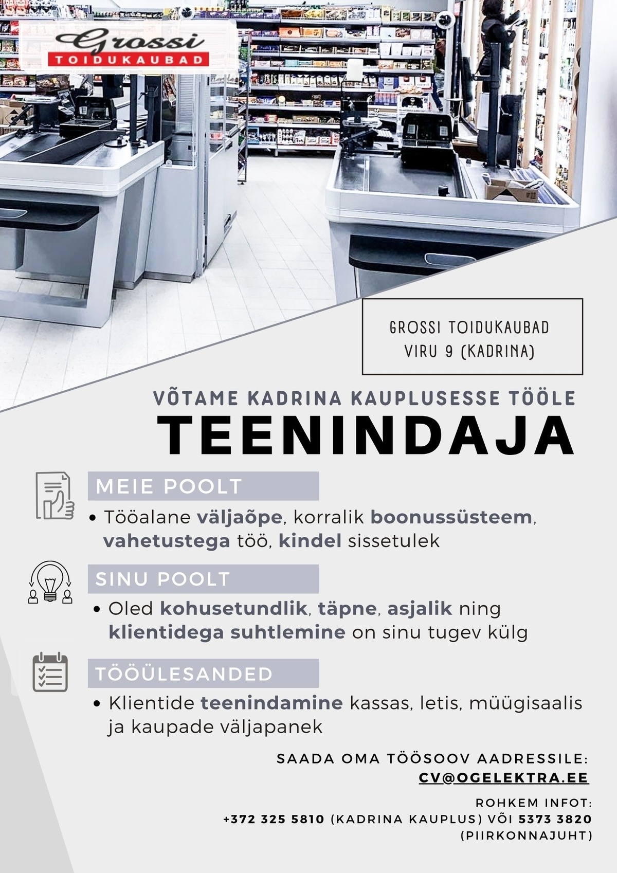 OG Elektra AS Teenindaja (Kadrina)