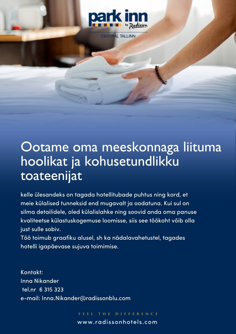 Park Inn by Radisson Central Tallinn Toateenija