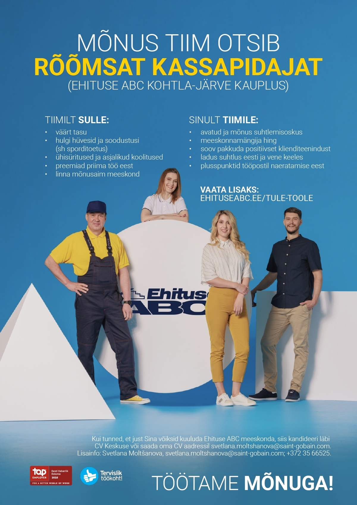 Optimera Estonia AS - Ehituse ABC Rõõmus kassapidaja (Kohtla-Järve Ehituse ABC)