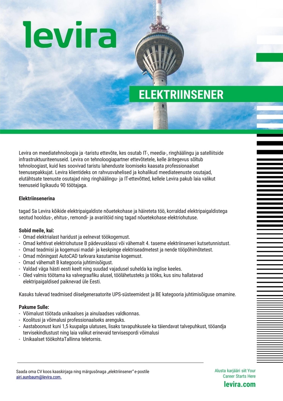 Levira AS Elektriinsener