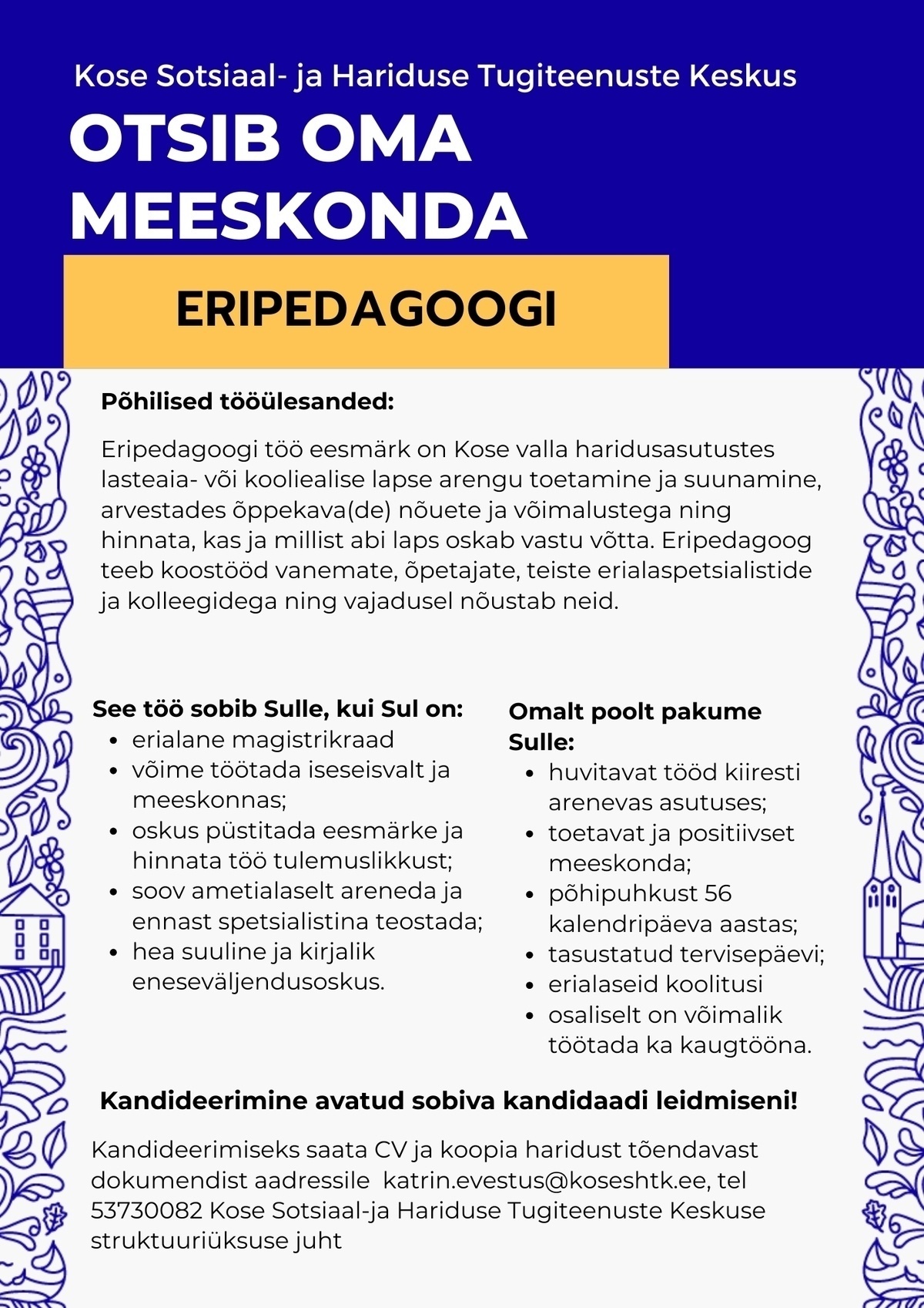 Kose Sotsiaal- ja Hariduse Tugiteenuste keskus Eripedagoog