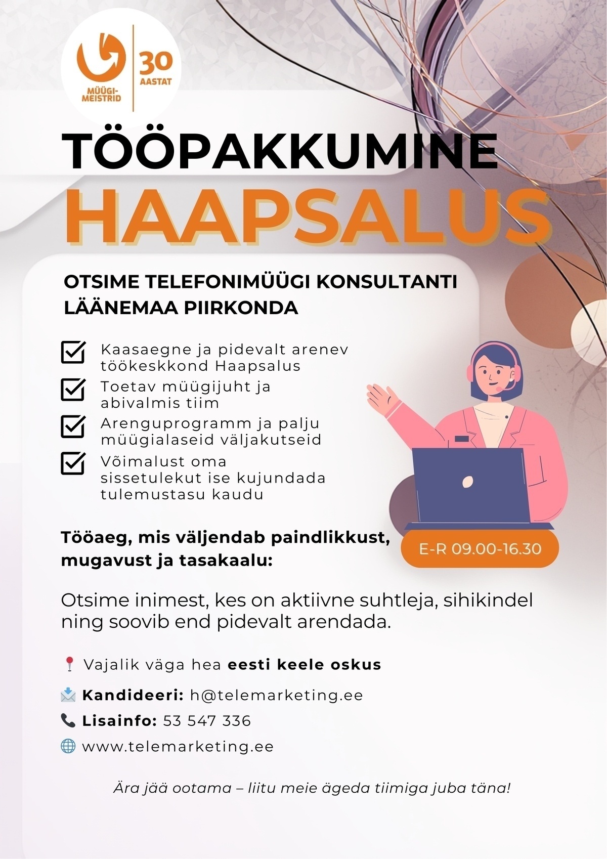 Müügimeistrite AS Müügikonsultant Haapsalus