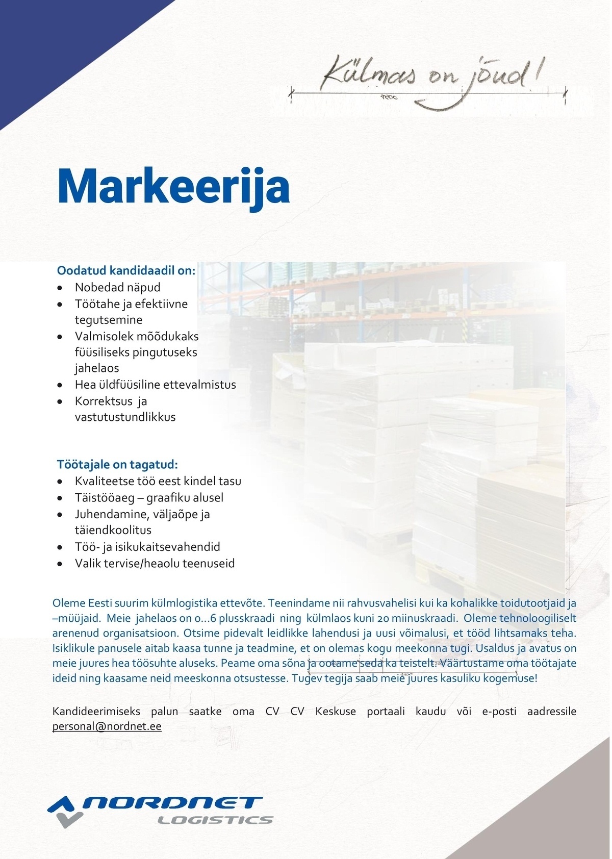 NORDNET OÜ Markeerija