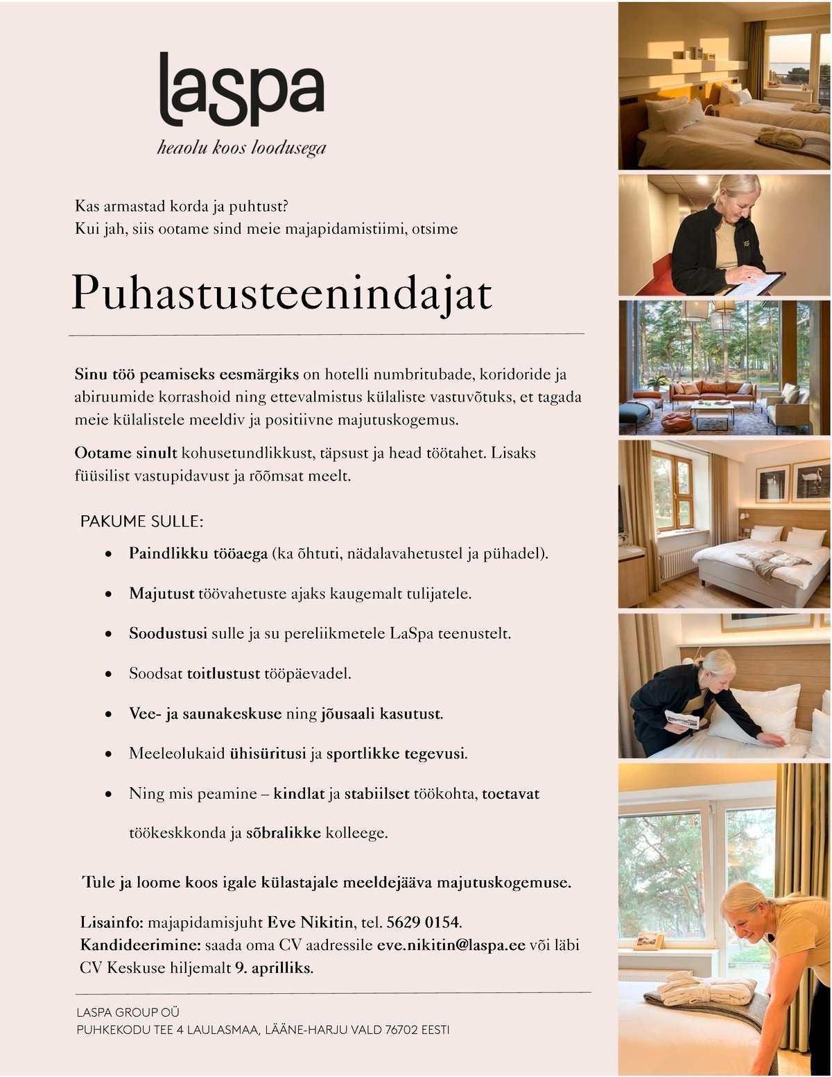 LaSpa Group OÜ Puhastusteenindaja