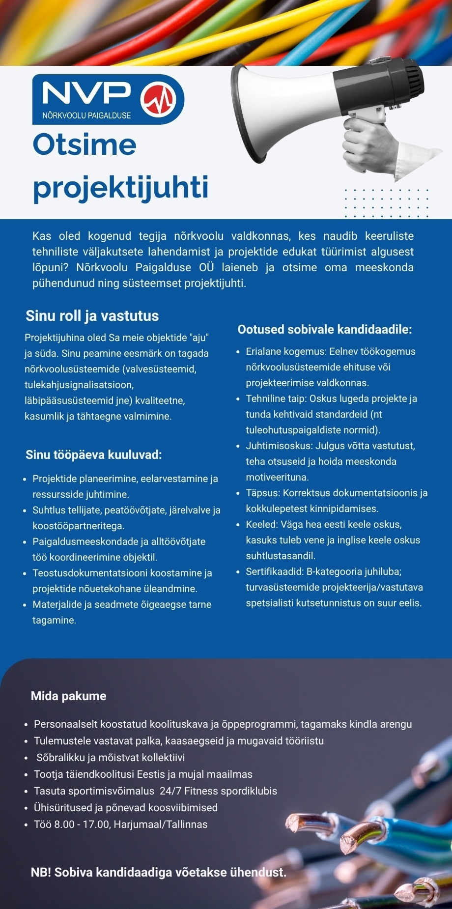 Nõrkvoolu Paigalduse OÜ Projektijuht