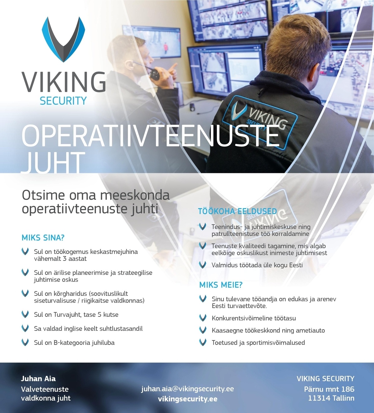 Viking Security AS OPERATIIVTEENUSTE JUHT