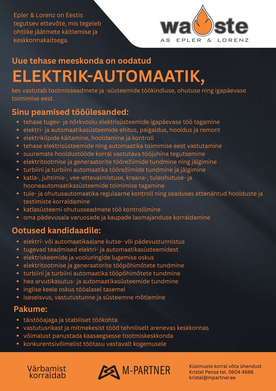 M-Partner HR Elektrik-automaatik