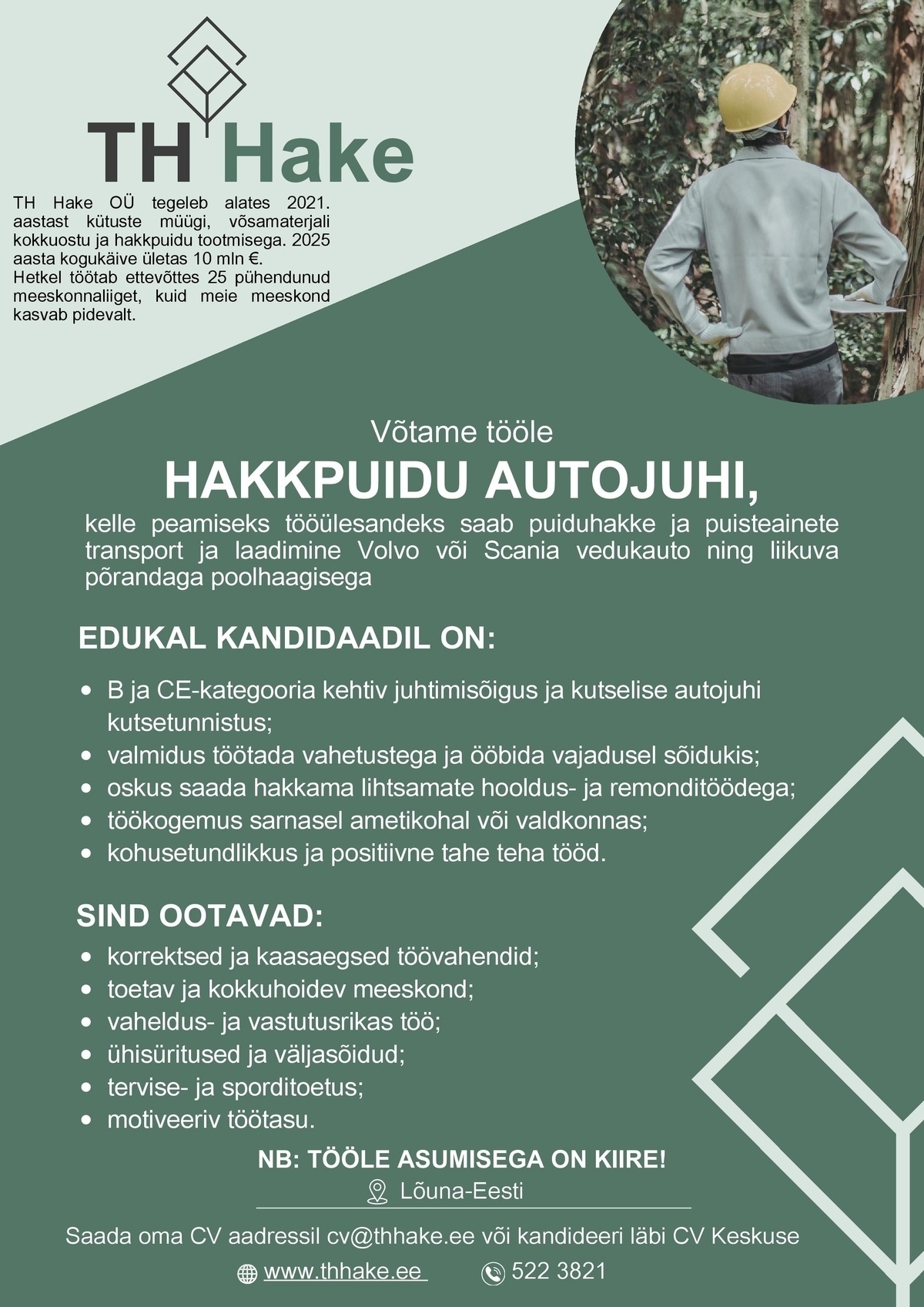 TH Hake OÜ Autojuht