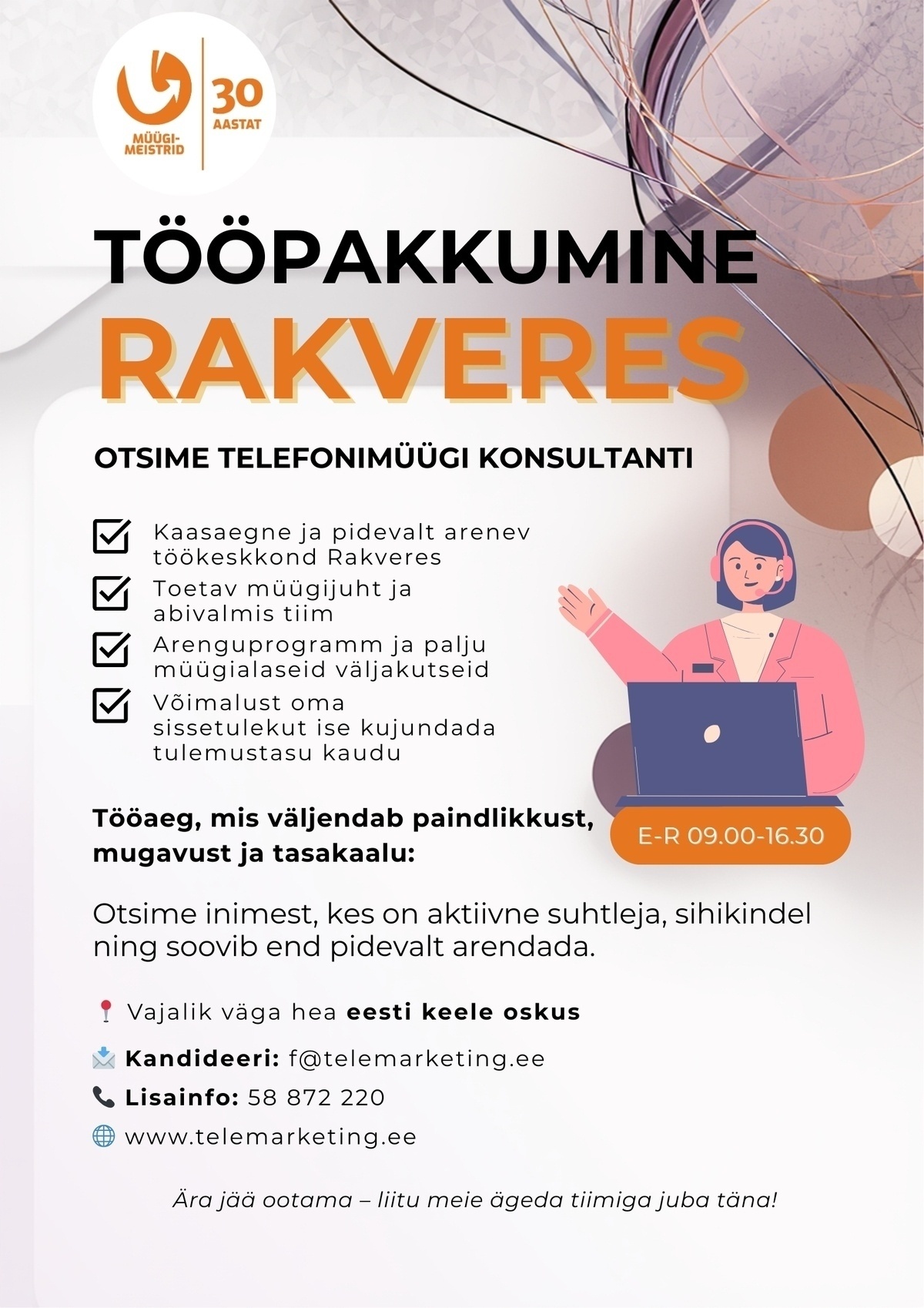 Müügimeistrite AS Müügikonsultant Rakveres