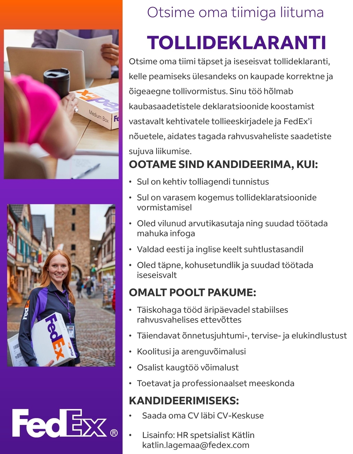 FedEx Express Estonia AS Tollideklarant