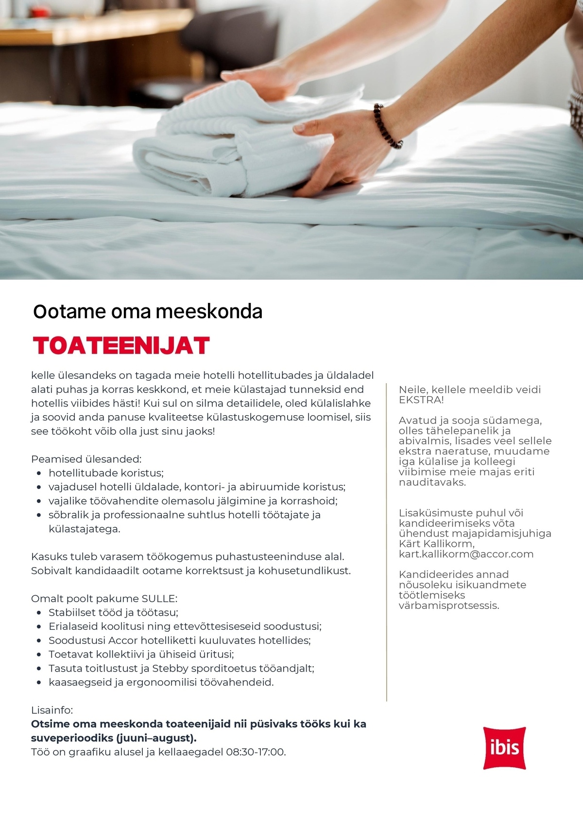 Juhkentali Hotel OÜ Toateenija