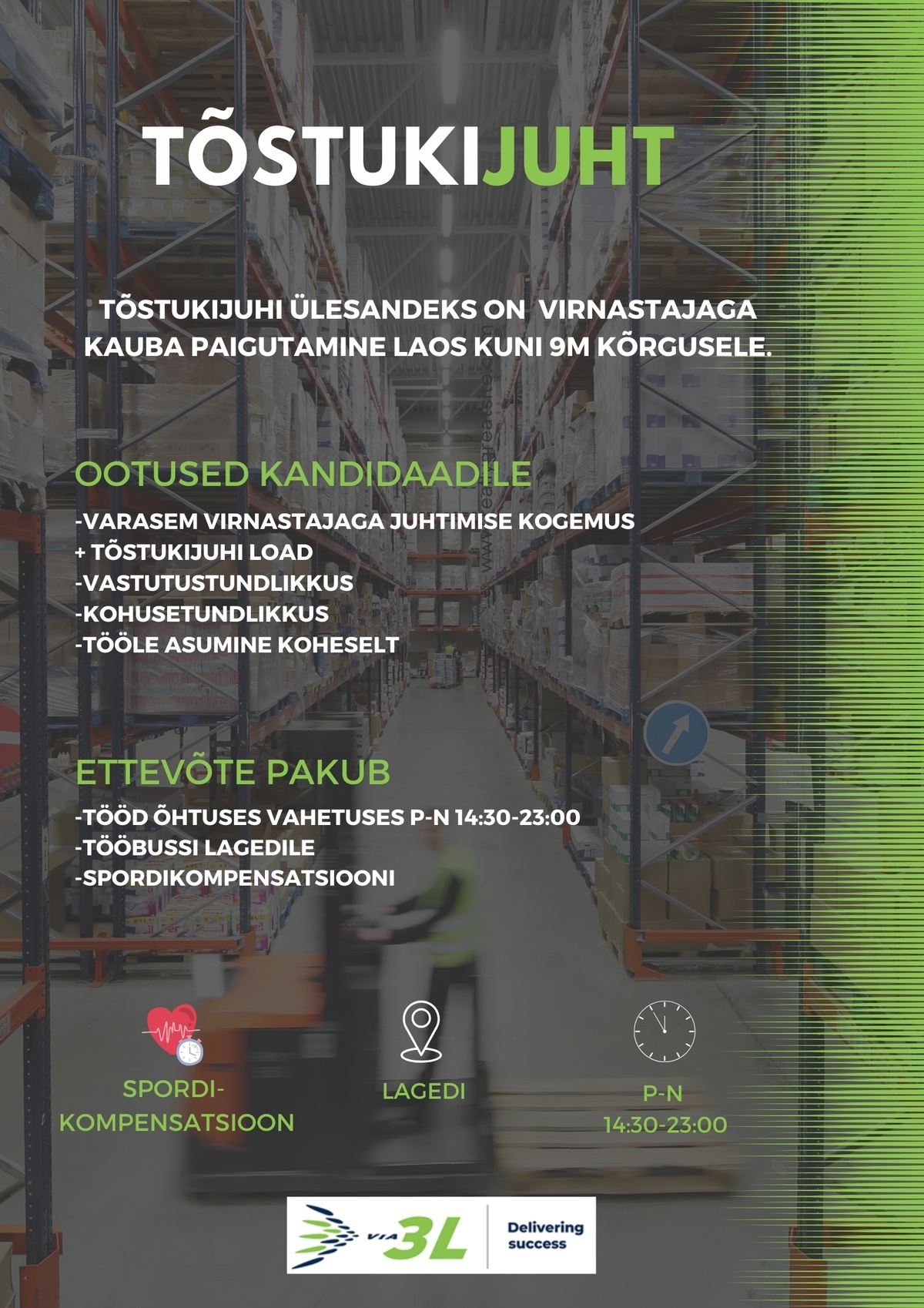 Via 3L OÜ Tõstukijuht