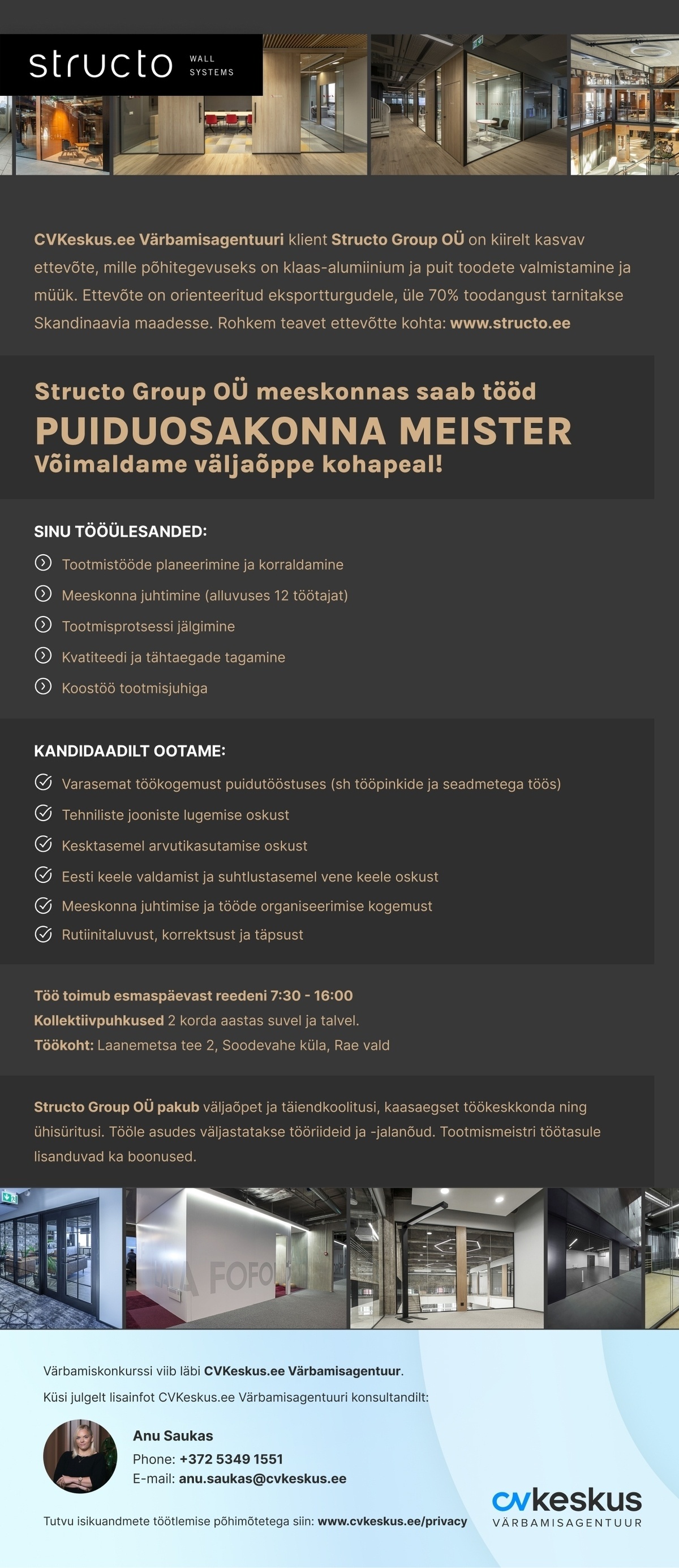 Structo Group OÜ PUIDUOSAKONNA MEISTER