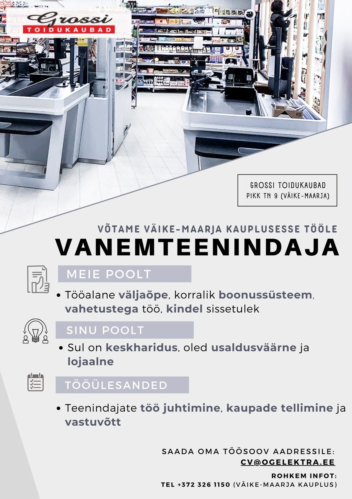 OG Elektra AS Vanemteenindaja (Väike-Maarja)