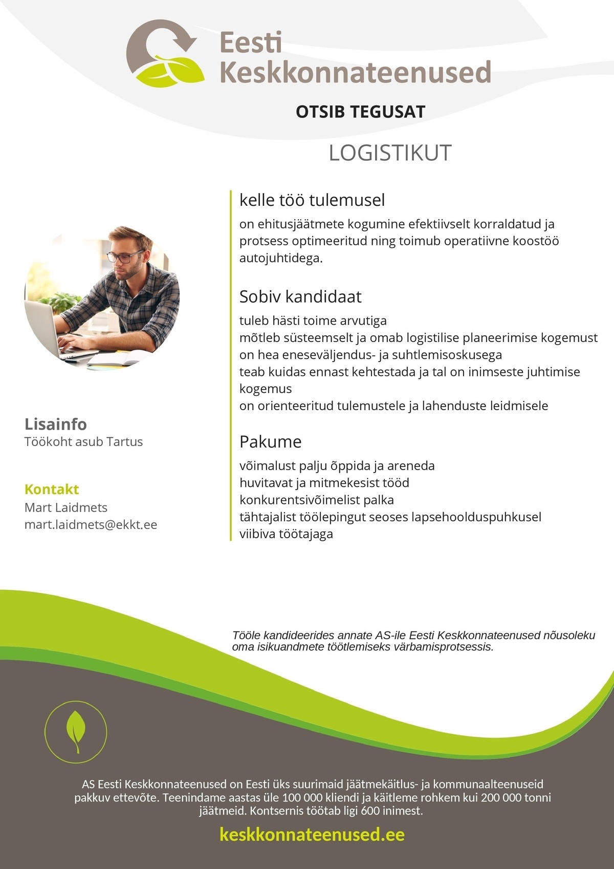 Eesti Keskkonnateenused AS Logistik