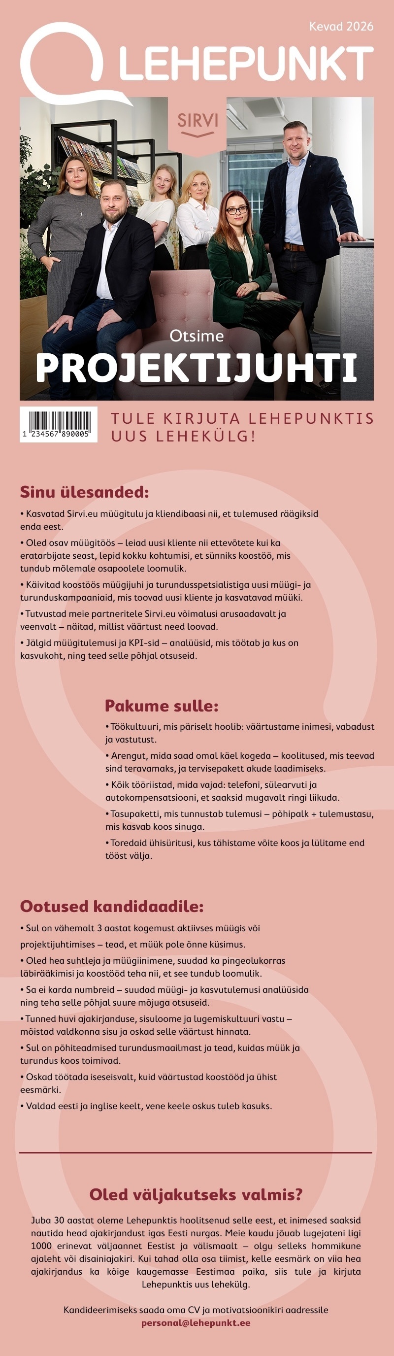 Reitan Convenience Estonia AS Projektijuht