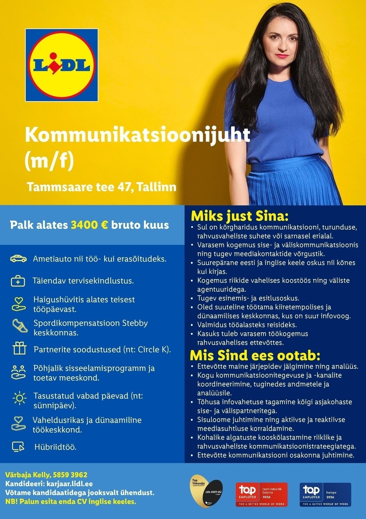 Lidl Eesti OÜ Kommunikatsioonijuht