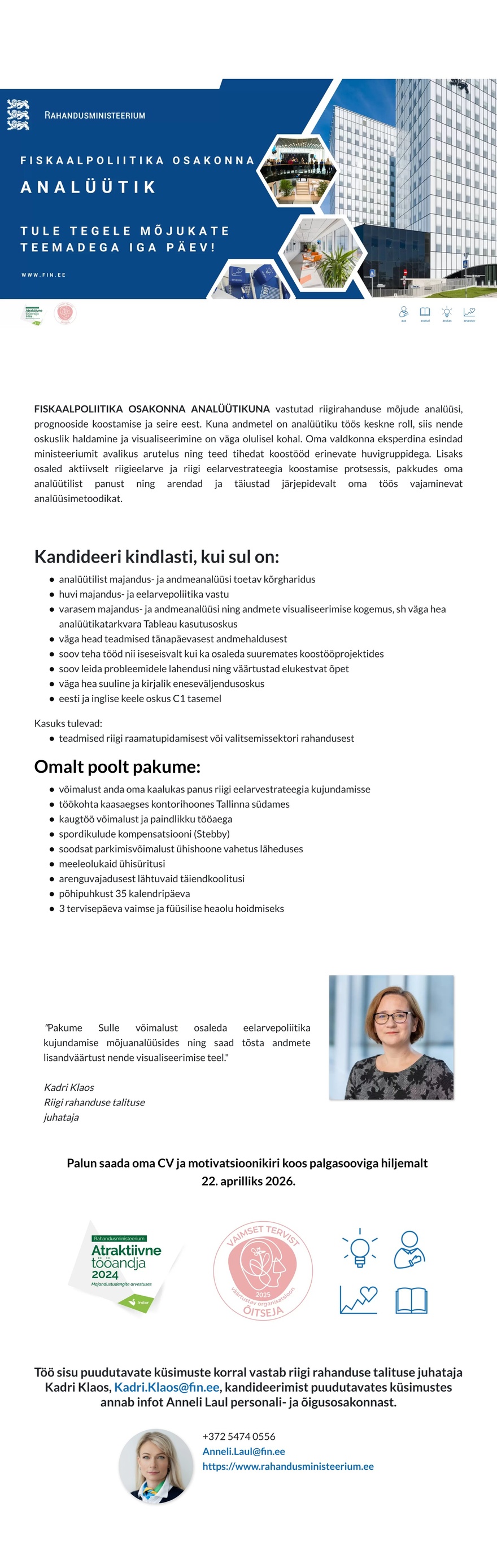 Rahandusministeerium ANALÜÜTIK