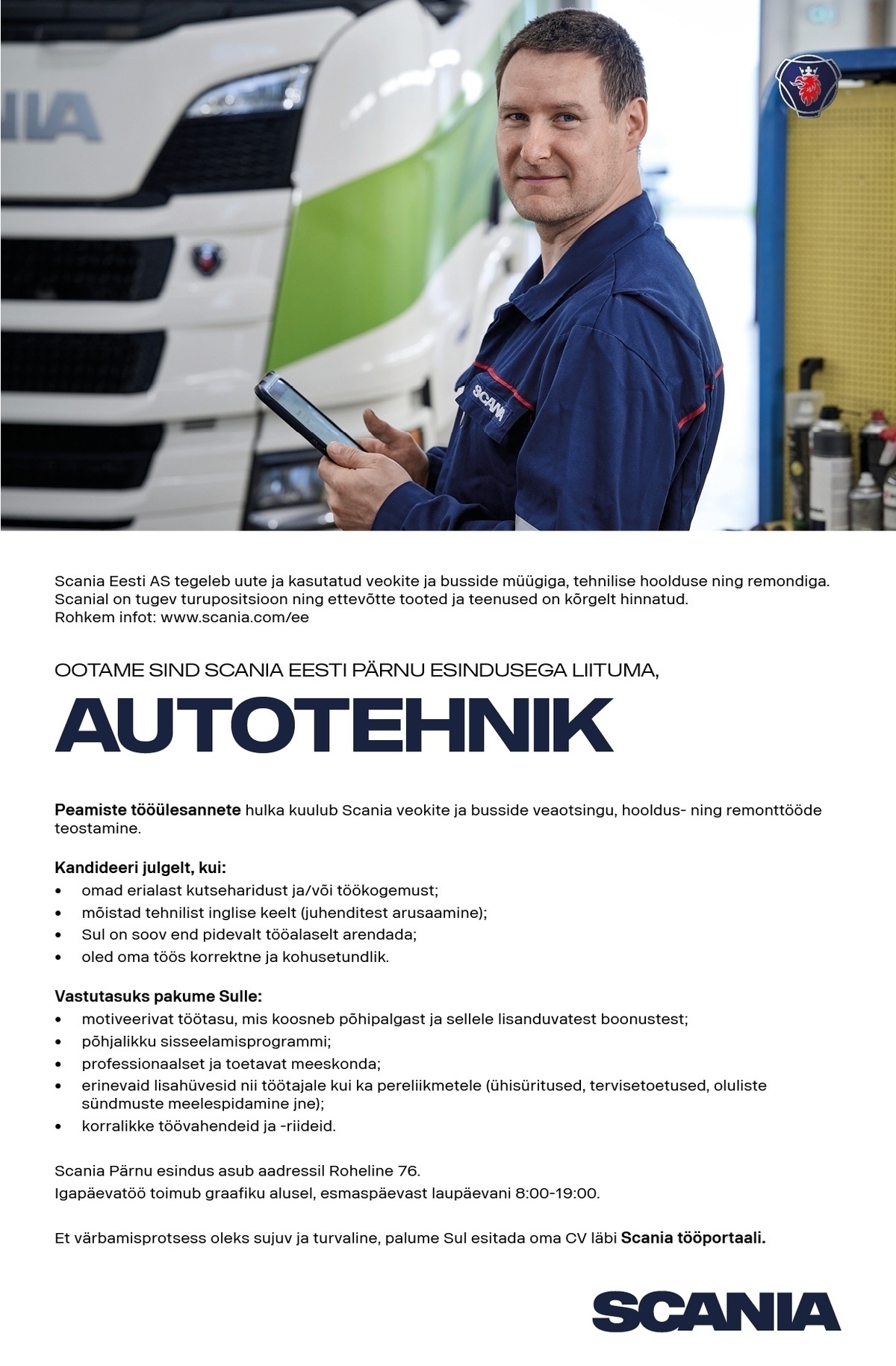 Scania Eesti AS Autotehnik