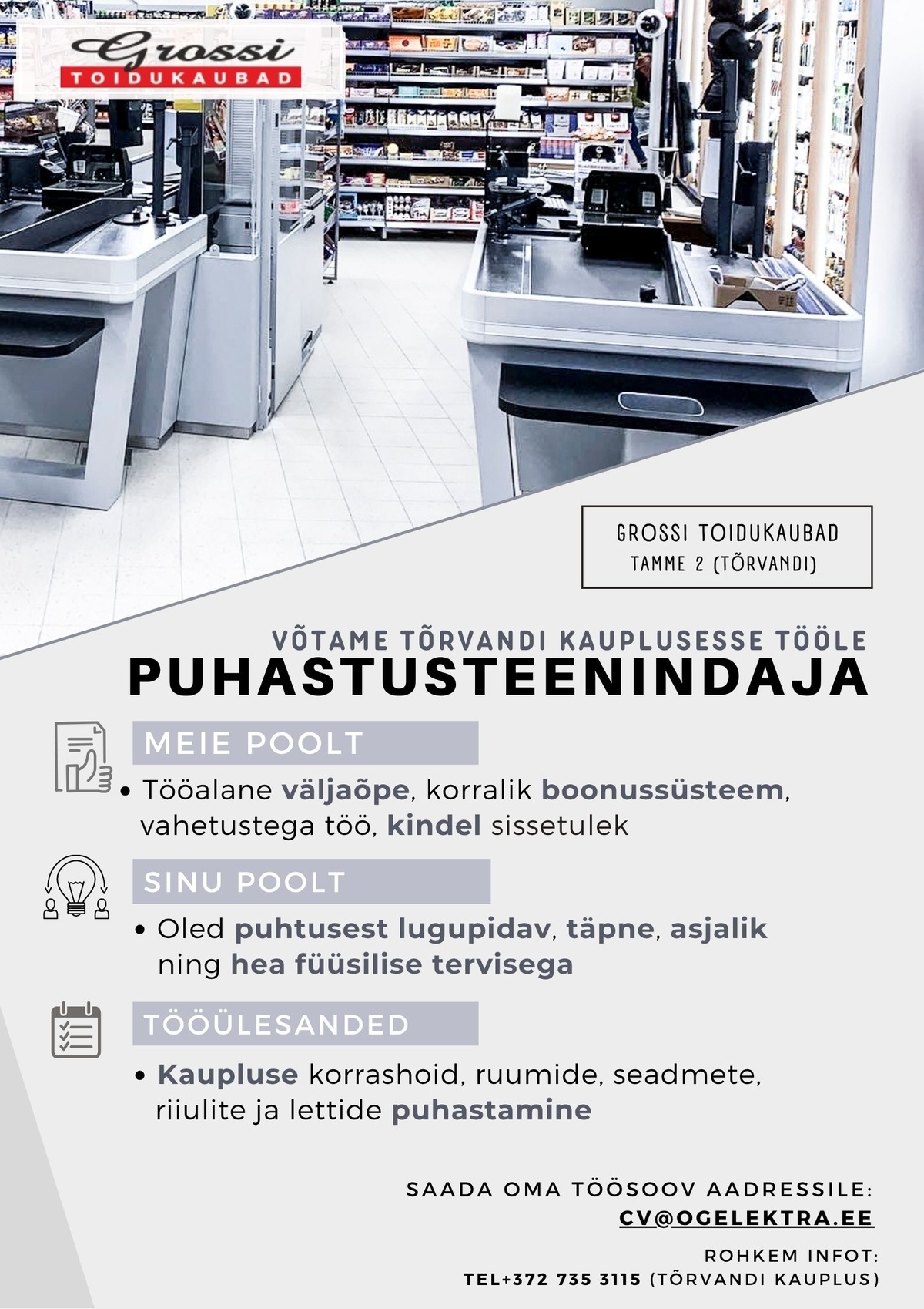 OG Elektra AS Puhastusteenindaja (Tõrvandi)