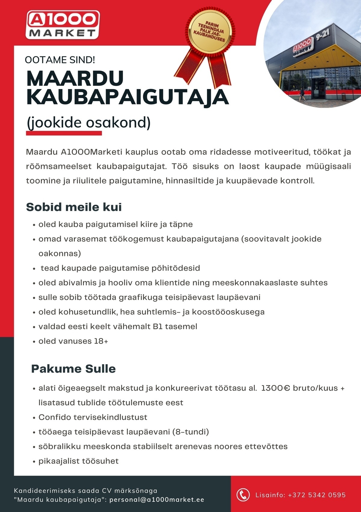 A1M OÜ - A1000Market Kaubapaigutaja