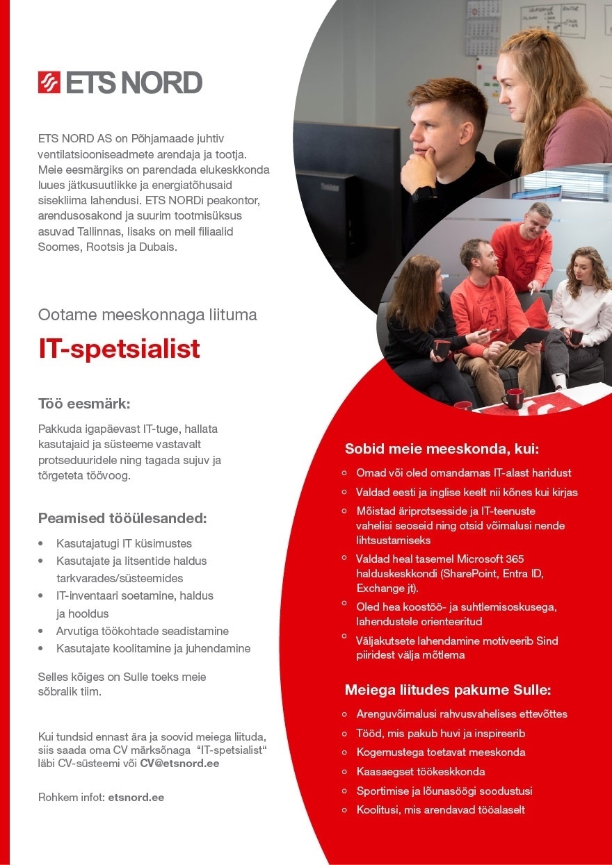 ETS NORD AS IT SPETSIALIST