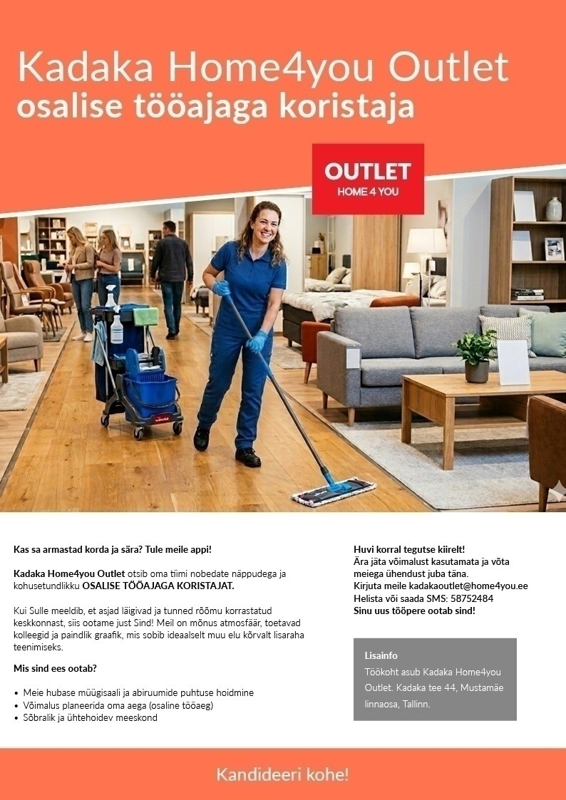 Evelekt AS Koristaja Kadaka Outlet