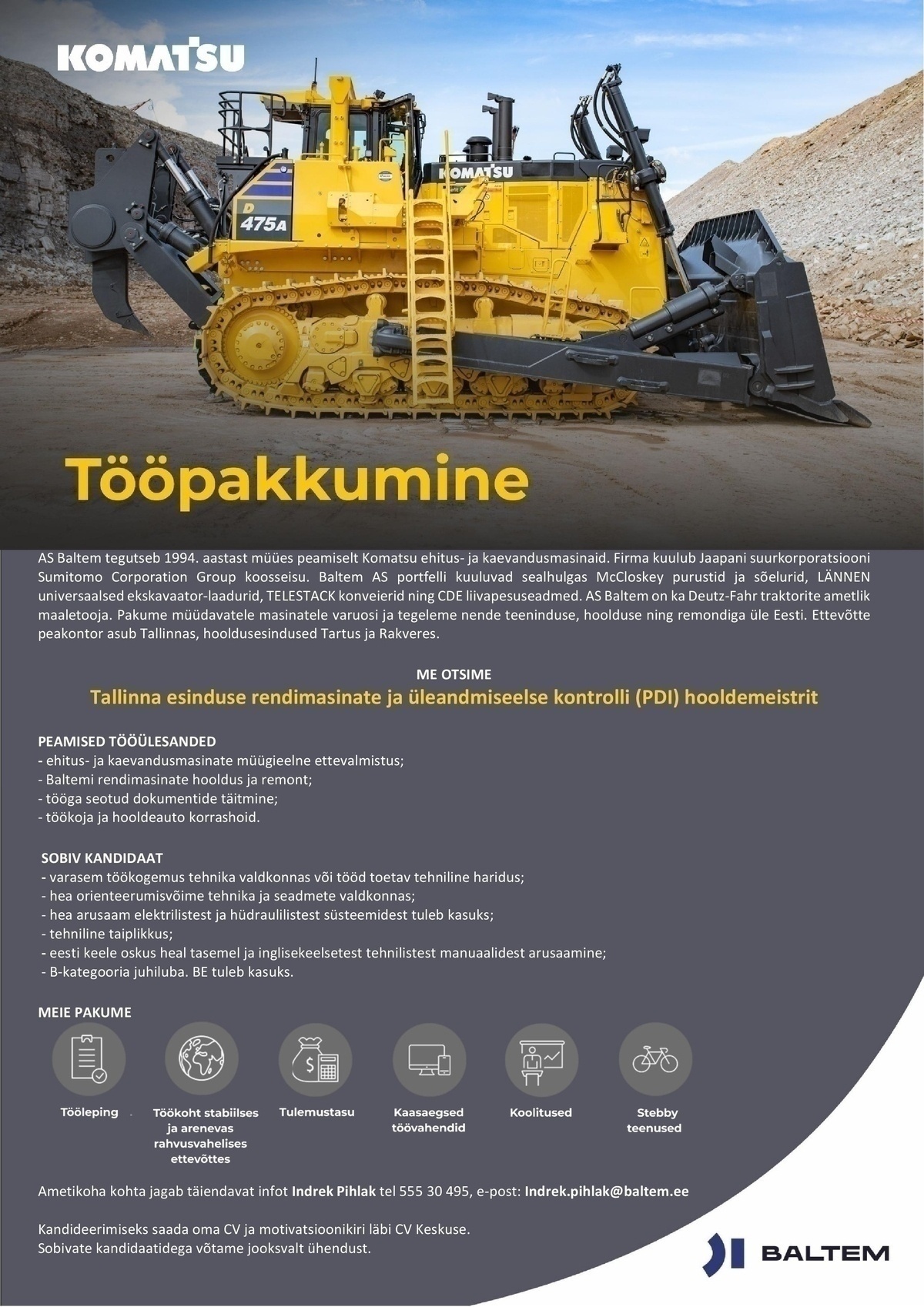 AS Baltem Rasketehnika mehaanik