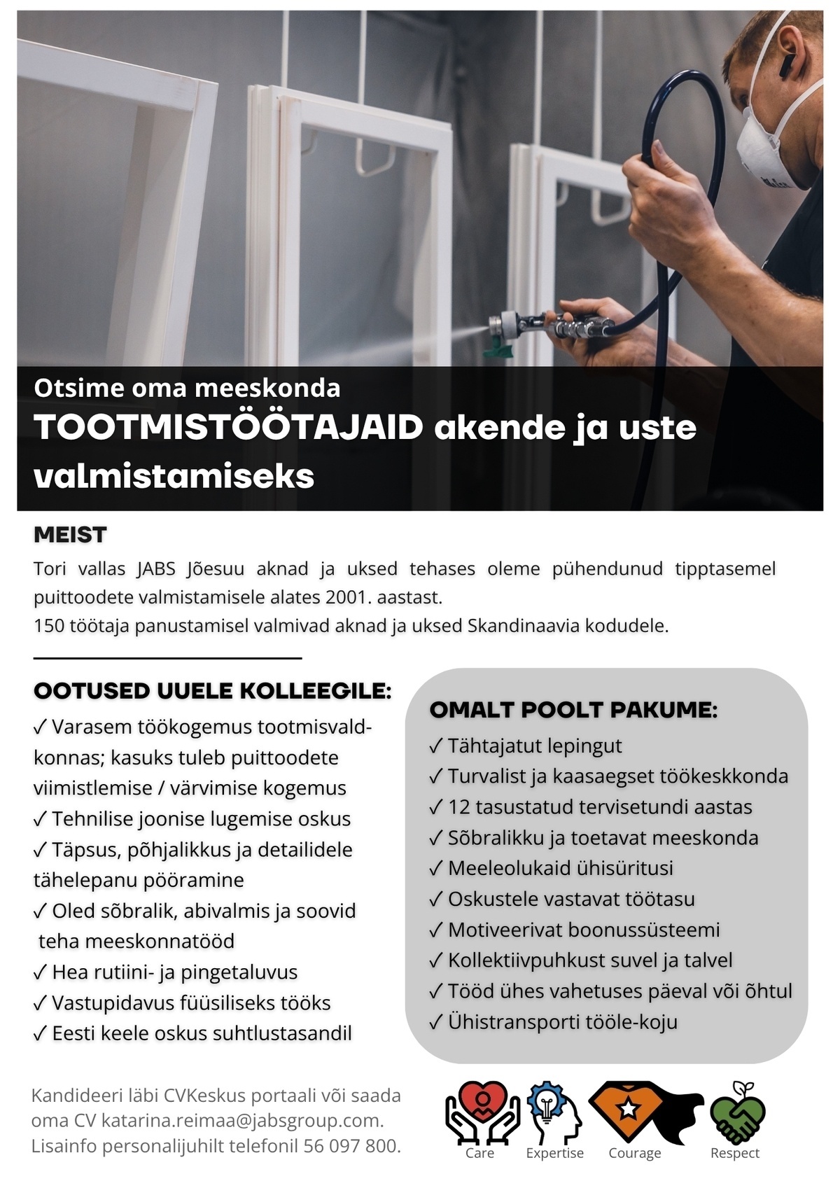 JABS Jõesuu OÜ Tootmistöötaja