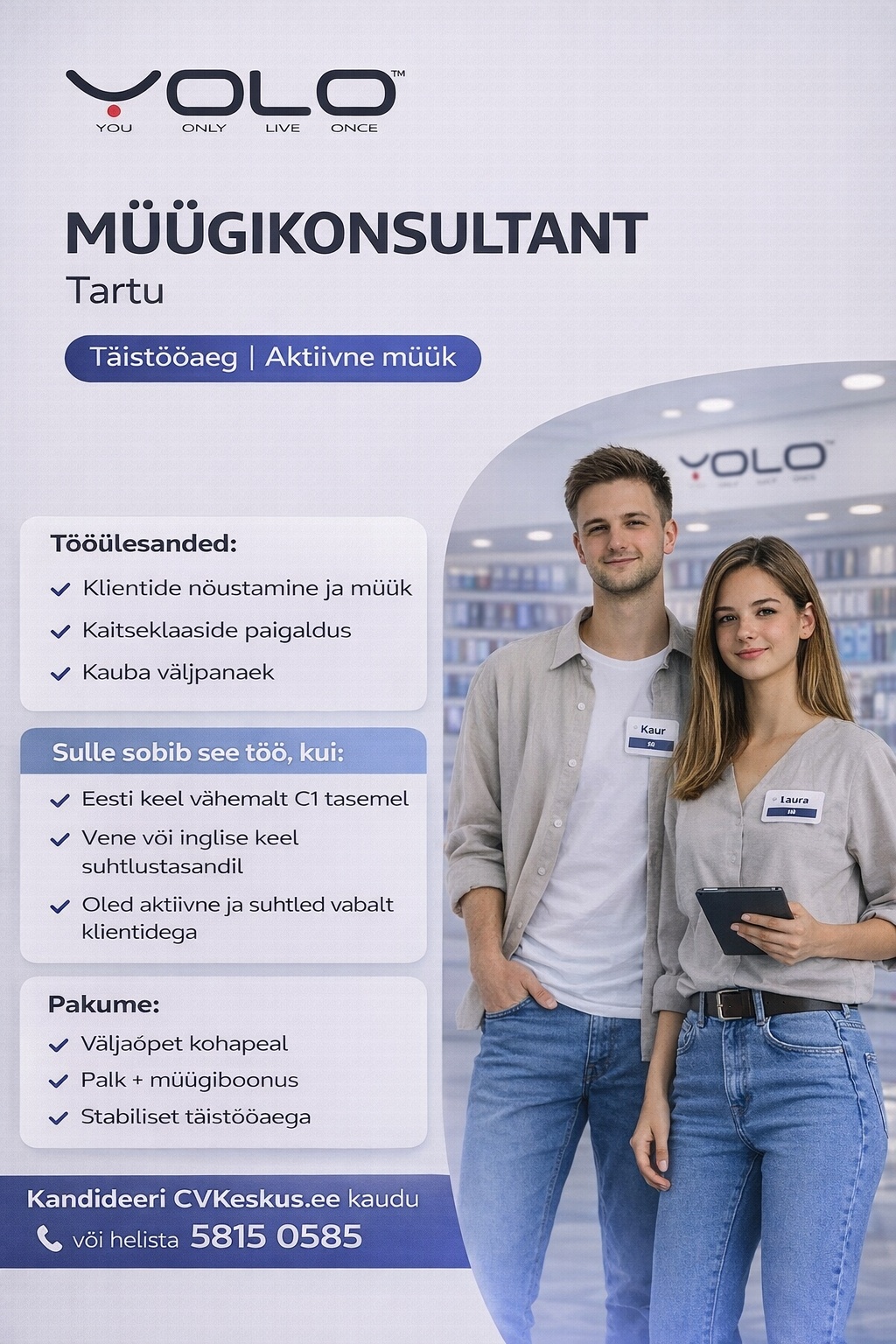 MOBEX OÜ Müügikonsultant