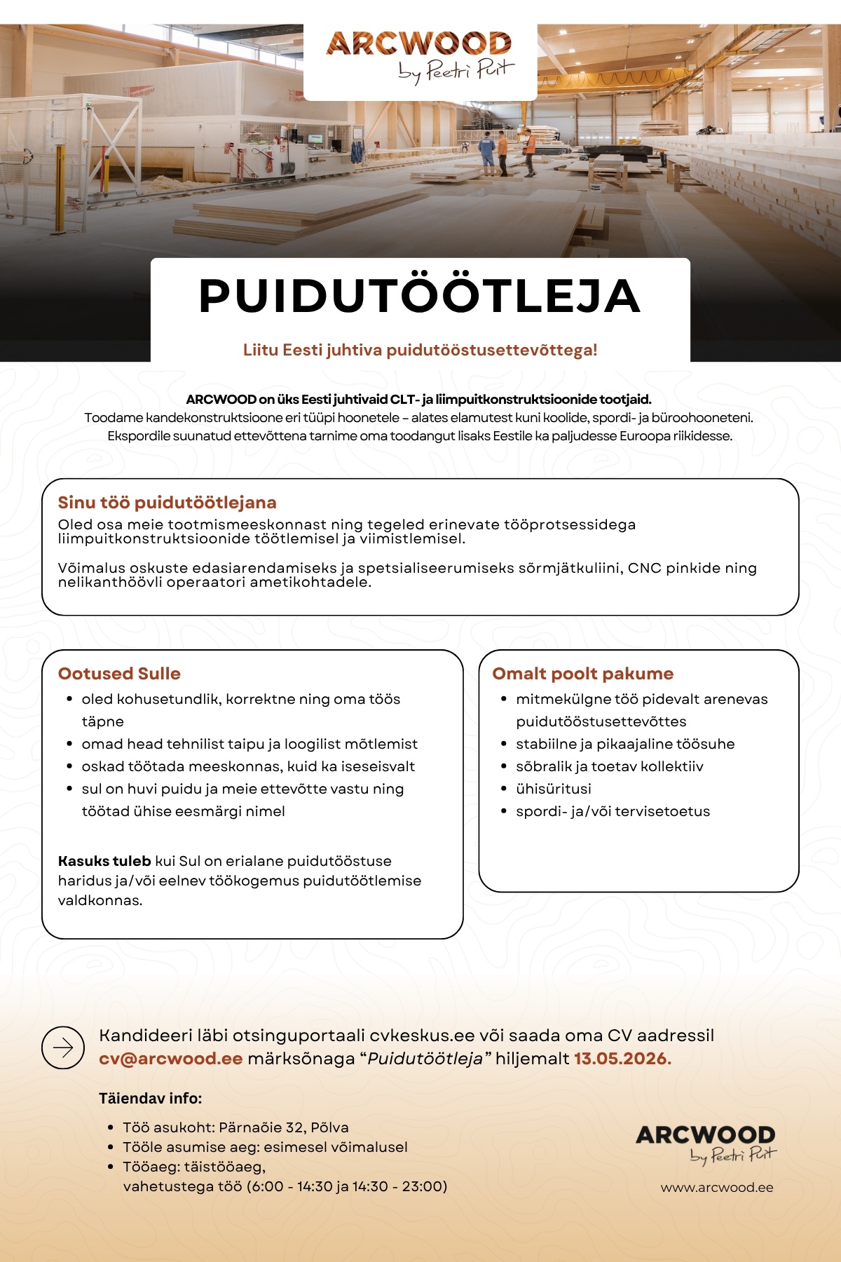 Peetri Puit OÜ PUIDUTÖÖTLEJA