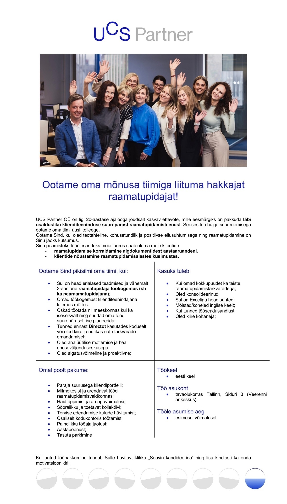 UCS Partner OÜ Raamatupidaja