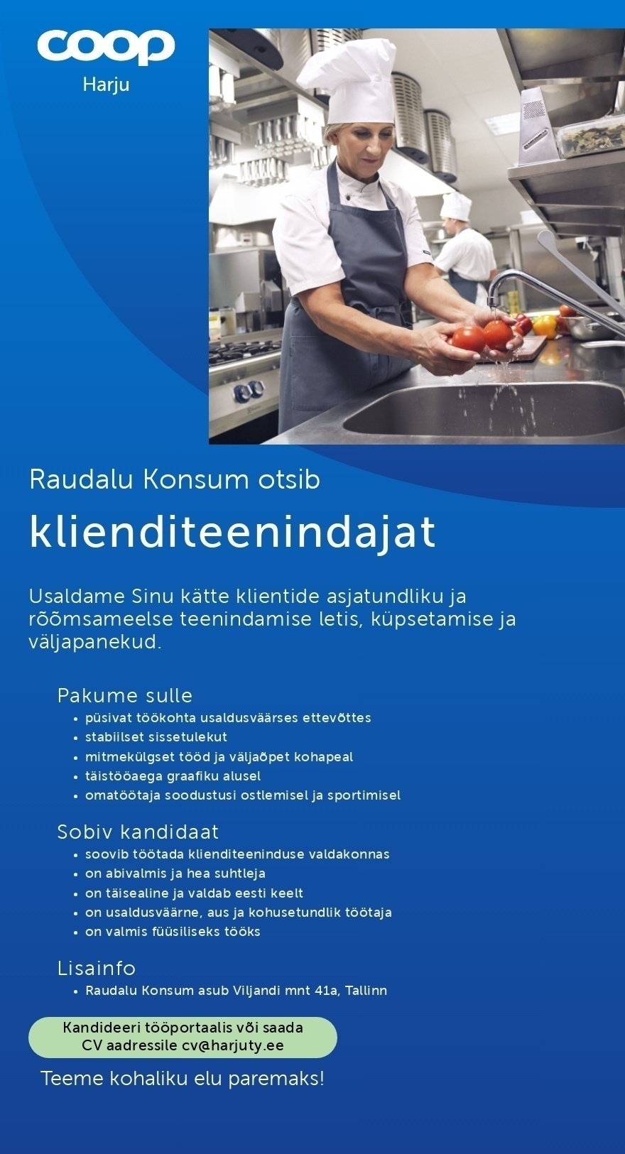 Harju Tarbijate Ühistu Müüja-letiteenindaja Raudalu Konsumisse (Coop Harju)