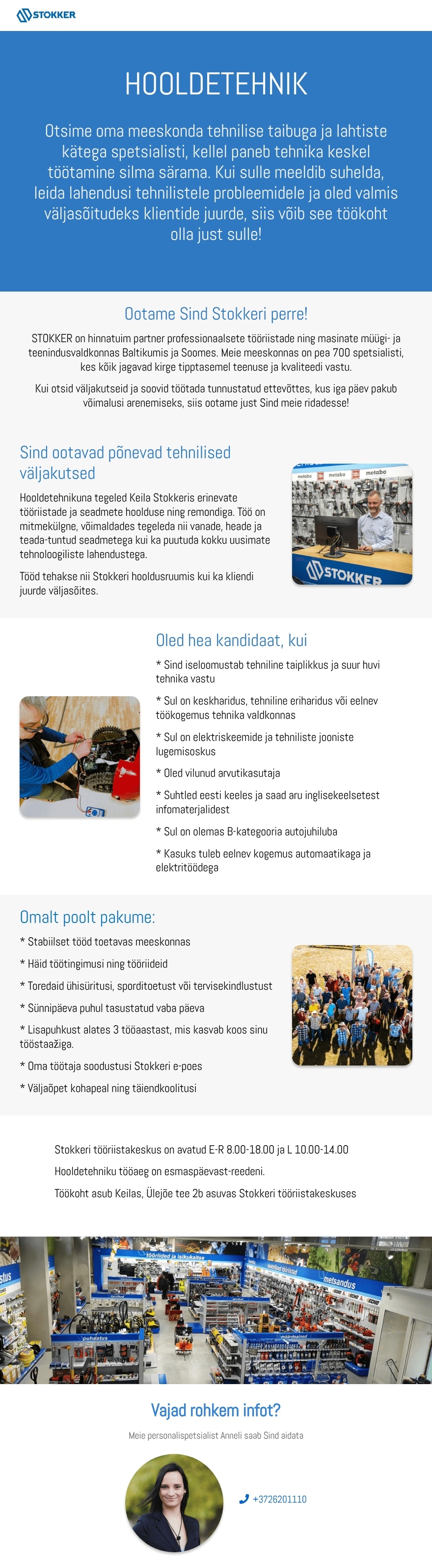 Stokker AS Hooldetehnik