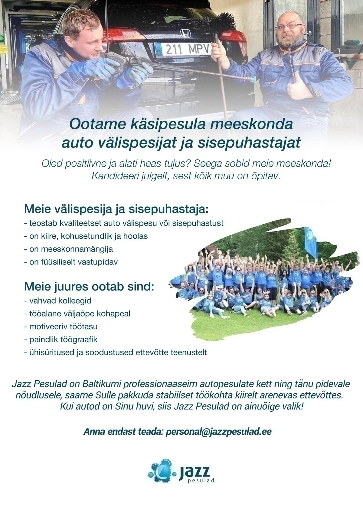 Express Pesulad OÜ Välipesija Merimetsa ja Ülemiste Jazzi