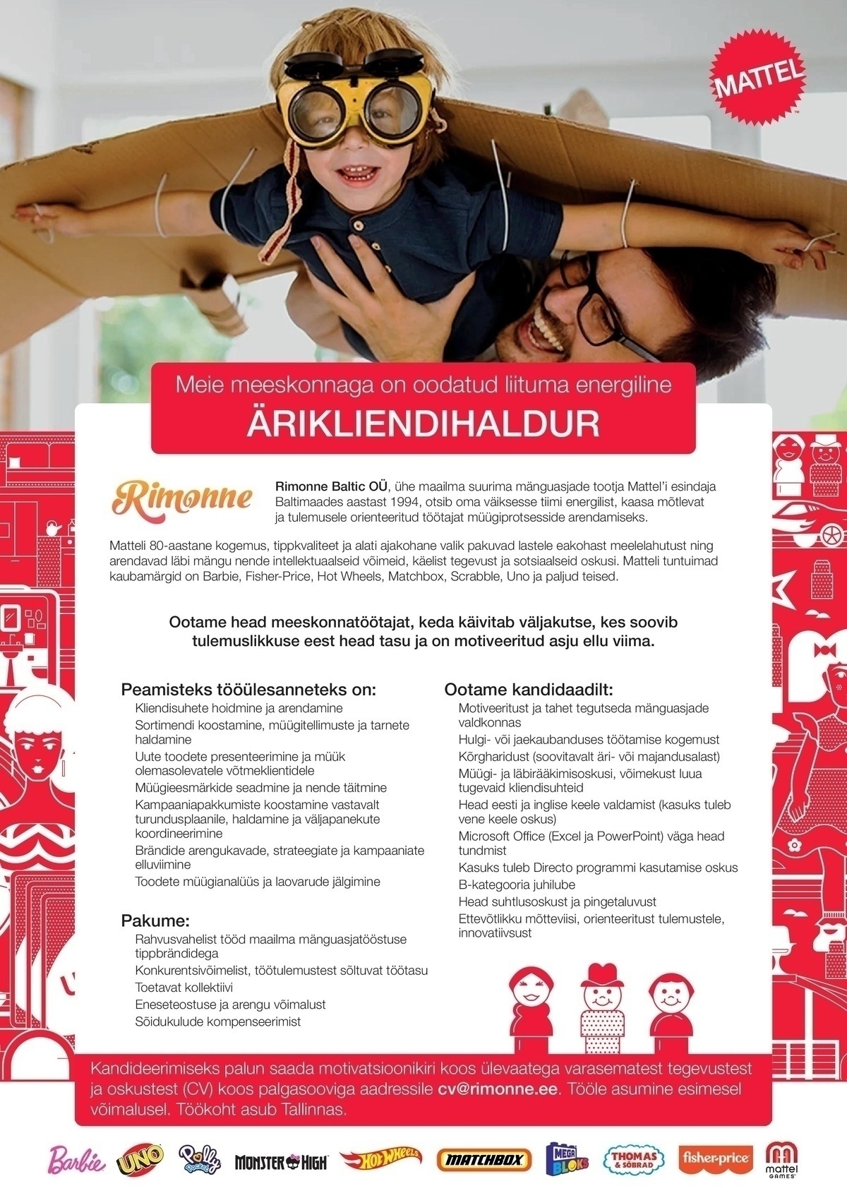 RIMONNE BALTIC OÜ Ärikliendihaldur