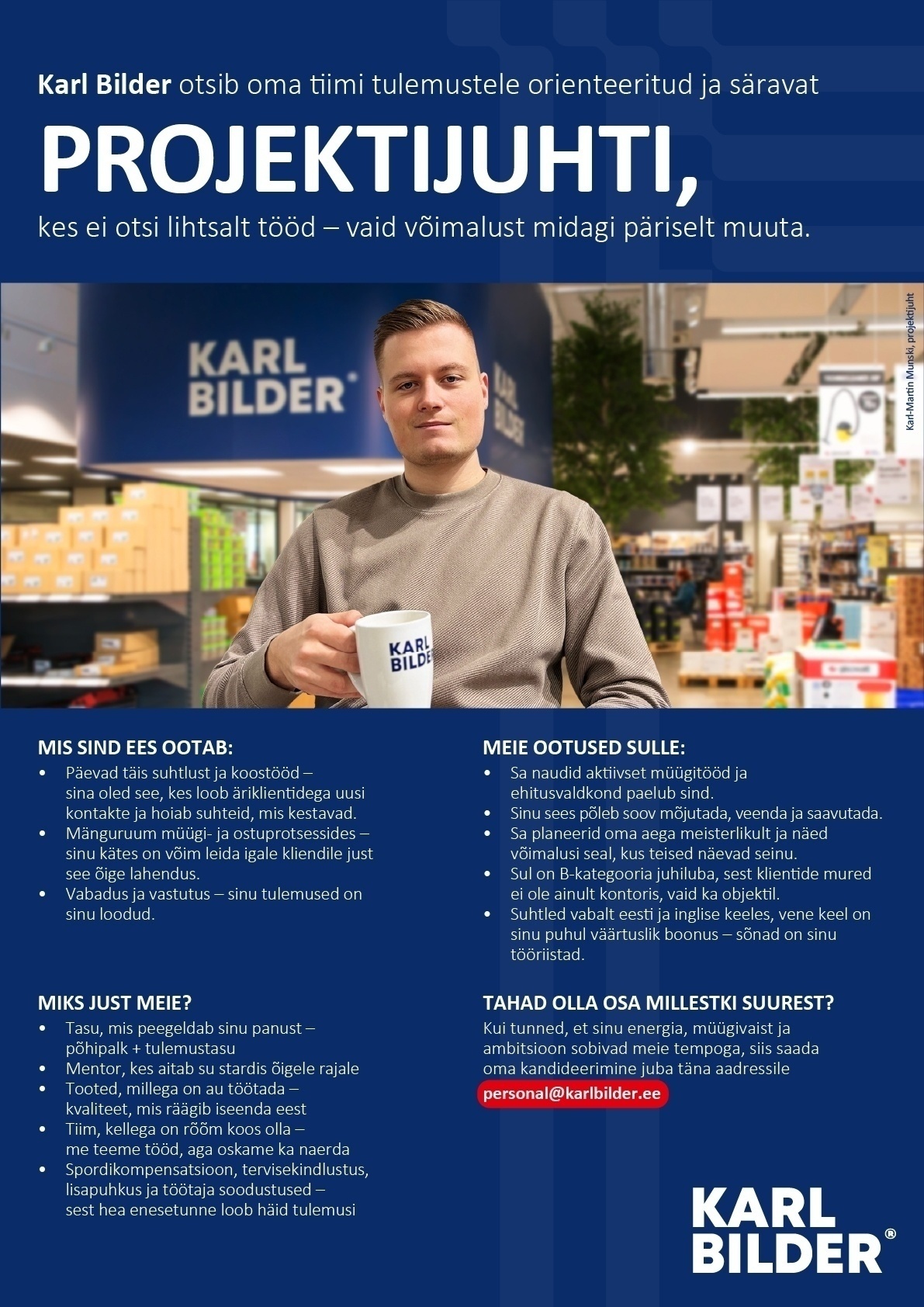 Karl Bilder OÜ Projektijuht