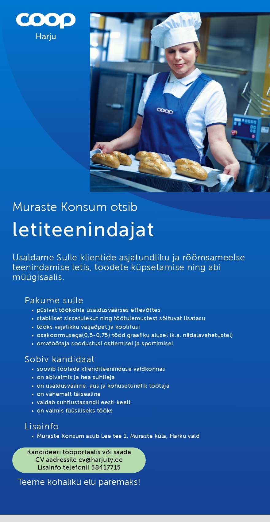 Harju Tarbijate Ühistu Letiteenindaja Muraste Konsumisse (Coop Harju)