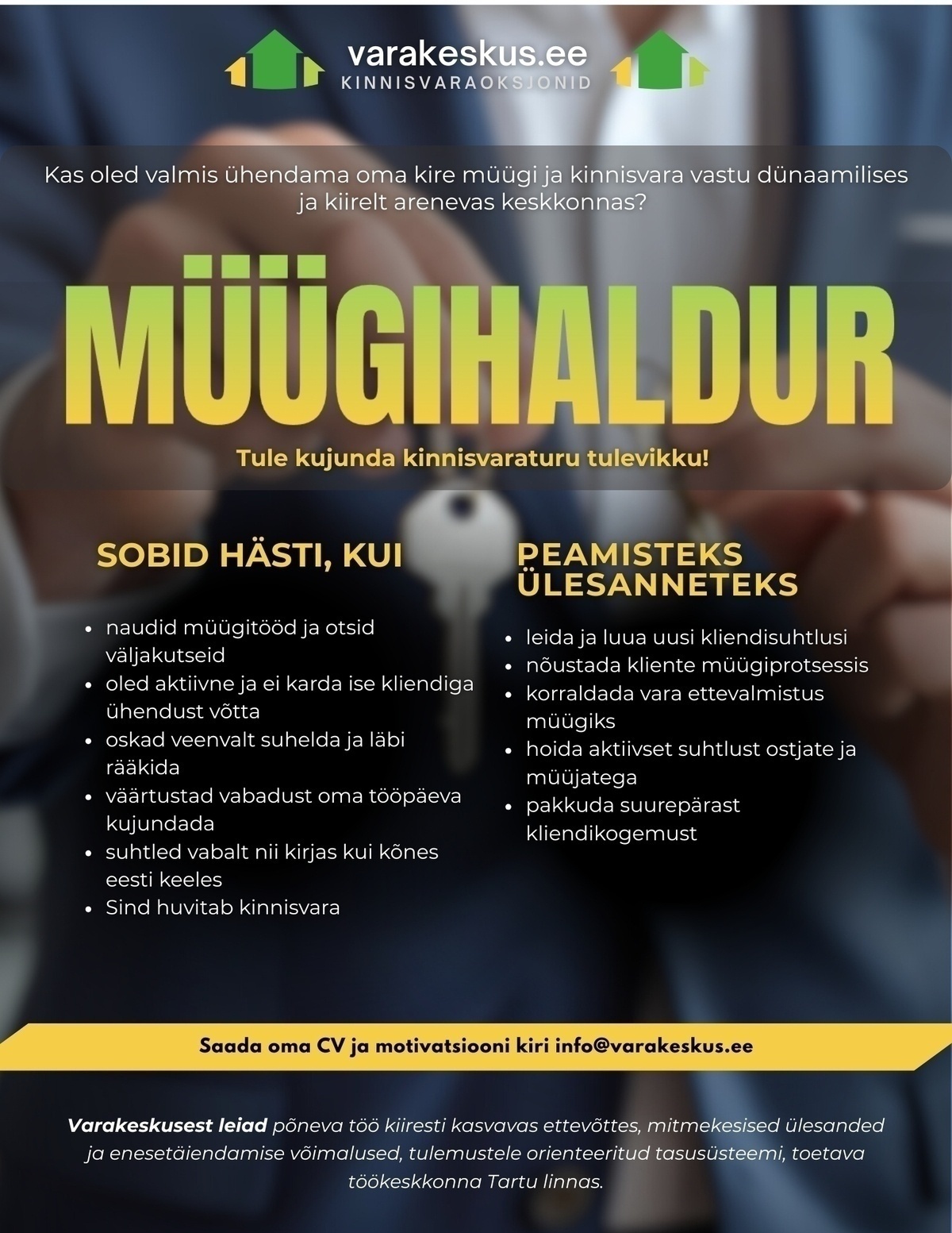 Varakeskus OÜ Müügihaldur
