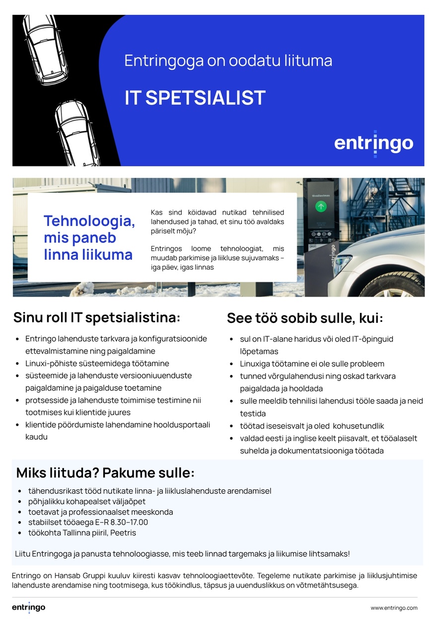 Entringo IT spetsialist